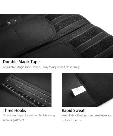 HOPLYNN Neoprene Sauna Sweat Waist Trainer - Women's Tummy Control Corset Vest - Buy Online on GoSupps.com