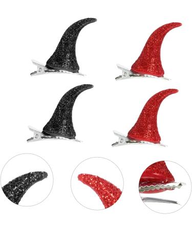 FRCOLOR 1 Set 2 Pairs Horn Hairpin Devil Hair Clips Horn Hair Clips Christmas Bobby Horror Hair Clips Hair Accessories for Prom Hairpin for Halloween Flash Metal Makeup Baby Girl - Buy Online on GoSupps.com