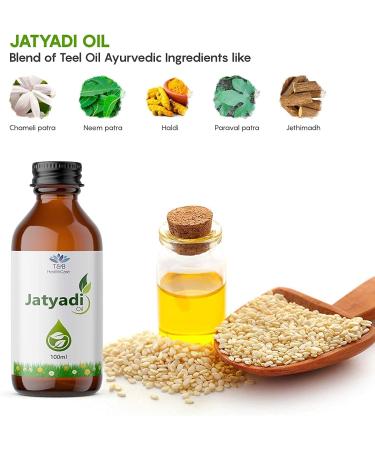 Naturix Kolmin Healthcare Jatyadi Oil 100ml - Pack of 2 | Skin Lotion/Cream for Healthy Skin - Buy Online on GoSupps.com