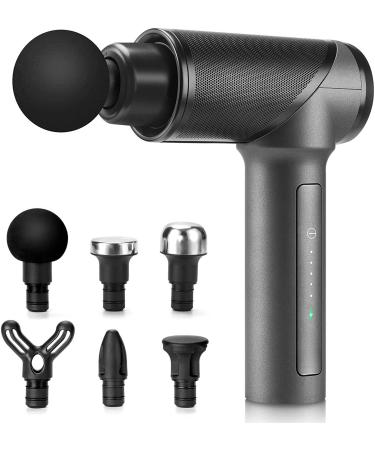 Kazan Handheld Electric body massage devices muscle massage gun Deep Tissue Percussion Massage device Sport for athlete pain relief relax (color: one)