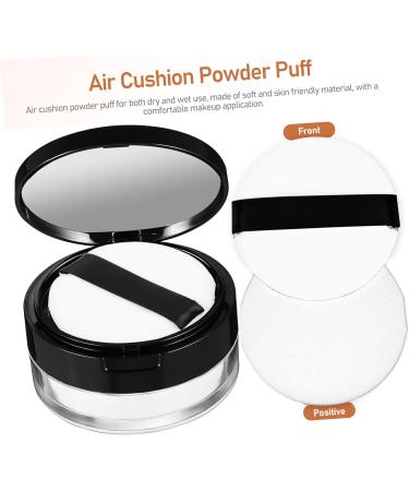  BIUDECO Travel Container with Powder Puff 20g Elastic Mesh 3g Slim Silver Case - Buy Online on GoSupps.com