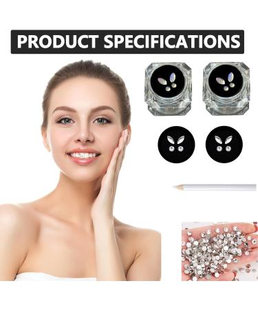 4 Pair Tartar Jewelry Tooth Stones Set - DIY Tooth Gem Kit for Stunning Smiles - Buy Online on GoSupps.com
