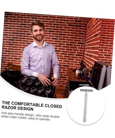 Beavorty Double Edge Safety Razor Rustproof Steel Beard Shaver for Men | 2-Pack | Premium Quality Shaving at Home - Buy Online on GoSupps.com