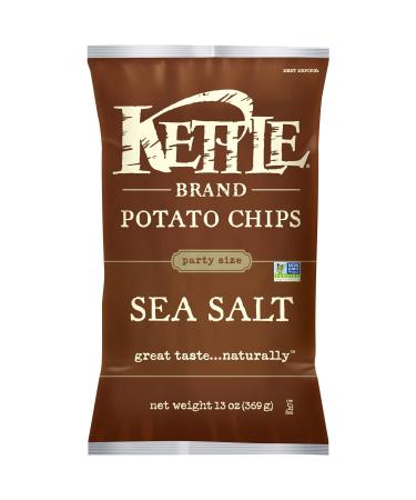 Kettle Foods Sea Salt Potato Chips - 13 Ounce | Crunchy Snack Delight - Buy Online on GoSupps.com