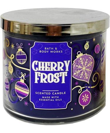 Bath & Body Works Cherry Frost 3 Wick Scented Candle | Himalayan Salt Springs Sample Soap - Shop Internationally - Buy Online on GoSupps.com