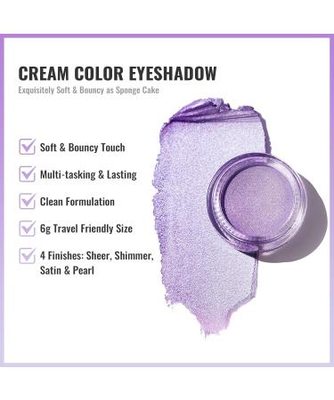 Shop Oulac Glitter Eyeshadow - High Pigmented Purple | Waterproof Vegan & Cruelty-Free | Metallic Finish - 06g (19) Lilac - Buy Online on GoSupps.com