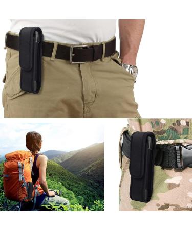 Hpamba Nylon Flashlight Holster - Versatile Belt Bag for Hunting Outdoors & Hiking - Fits 10cm to 13cm Flashlights - Buy Online on GoSupps.com