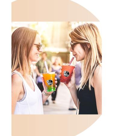 J WAY Instant Boba Bubble Milk Tea Kit with Cr me Brulee Tapioca Boba - 6 Servings, Ready in 1 Minute | Includes Paper Straws | Pack of 1 - Buy Online on GoSupps.com