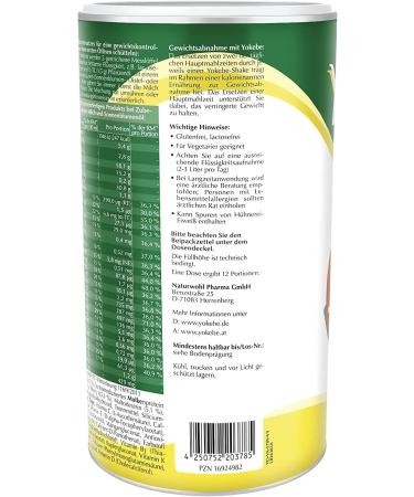 YOKEBE Vanilla Diet Drink - Gluten-Free Lactose-Free Vegetarian Protein for Weight Loss - 500g (12 Portions) - Buy Online on GoSupps.com