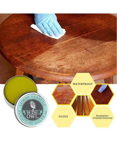 Ultimate Furniture Ointment & Leather Care Set | 2 Salves & 2 Wild Boar Brushes for Leather Restoration & Wooden Furniture Wax Polish - Buy Online on GoSupps.com