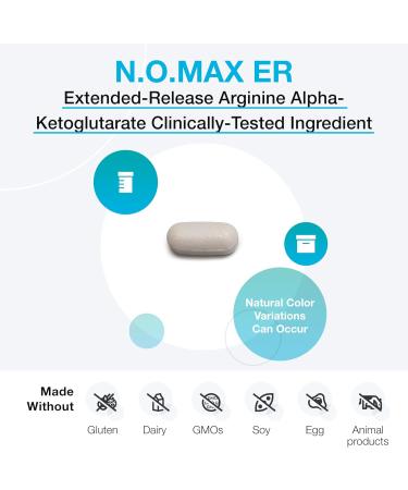 Buy XYMOGEN N.O.max ER - Extended-Release Nitric Oxide Precursor for Cardiovascular Health & Muscle Function (180 Caplets) - International Shipping Available - Buy Online on GoSupps.com