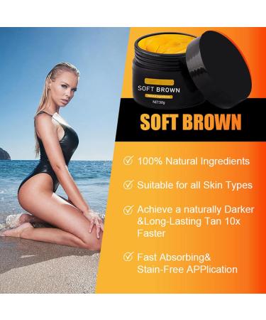 Tanning Accelerator Cream Sunbeds Tanning Accelerator Sun Bed Cream For Tanning Effective For Tanning In Sunbeds&Under The Outdoor Sun Quality Self-Tanner Oil Achieve Natural Tanning sunbathing(50g) - Buy Online on GoSupps.com