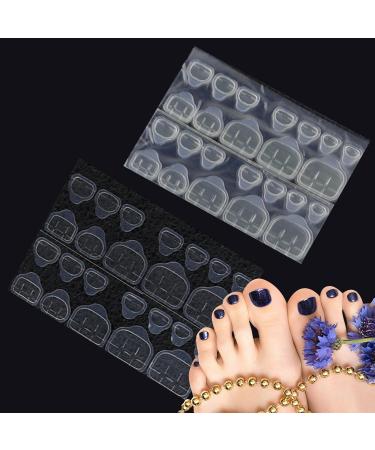 Nail Adhesive Tabs | 50-Sheet False Nail Glue Stickers - Double Sided Jelly Adhesive Dots Tips Flexible for Acrylic Nails Manicure Tape - Buy Online on GoSupps.com