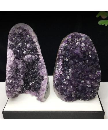 Natural Crystal Rough Natural Raw Amethyst Crystal Cluster Raw Amethyst Rock Quartz Crystals Geode Specimen Gemstone for Reiki Home Decor 300g-500g (Size : 300g-500g) - Buy Online on GoSupps.com