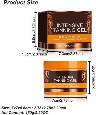 Celyne Tanning Gel 2024 New Intensive Tanning Gel Celyne Tanning Cream Luxury Intensive Tanning Gel Haute Beauty Tanning Gel Dark Tanning Gel for Outdoor Sun Sunbathing Cream (1) - Buy Online on GoSupps.com