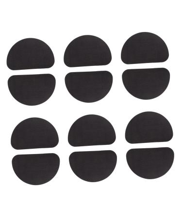 NOLITOY 24 Pairs Non-Slip Stickers Heel Anti- Slip Shoe Pads Adhesive Sole Cover Shoe Bottom Protector Non Sole Protector Shoe Inserts Protective Sole Sticker Pad Rubber Shoes Men's Shoes