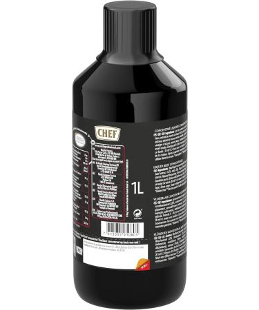 CHEF Beef Liquid Concentrate 1L - Premium Flavor Enhancer for Culinary Creations - Buy Online on GoSupps.com