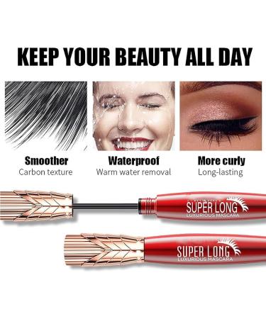 DENGWANG Yanquina Mascara Yanqina Mascara Yanqina Super Long Mascara Yanquina 4D Silk Fiber Lash Mascara 4d Waterproof and Sweat Proof Mascara - Drying and Not Sticky (A-3PCS) - Buy Online on GoSupps.com