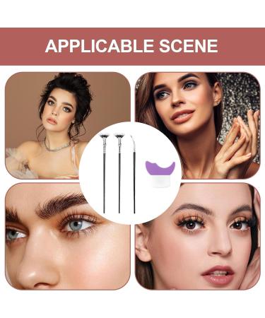 Uhngw Eye Liner Makeup Brush Eye Lash Makeup Beauty Tools | Angled Eyeliner Brush Blending Brushes Lash Wand Brush Eye Makeup Tool Beauty Cosmetic Tool - Buy Online on GoSupps.com