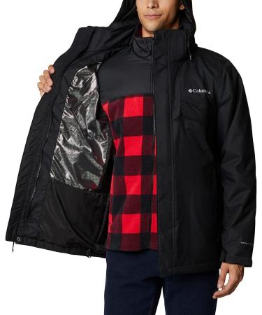 Columbia Men's Bugaboo II Fleece Interchange Jacket - Black XL Tall - Buy Online on GoSupps.com