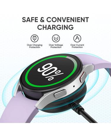 2-Pack Charger Cable for Samsung Galaxy Watch 5 Pro - Replacement Charging Cable 3.3ft - Buy Online on GoSupps.com