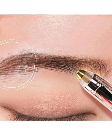 Professional Electric Eyebrow Trimmer for Women - Instant Painless Hair Remover Mini Epilator Portable Red Razor - Buy Online on GoSupps.com