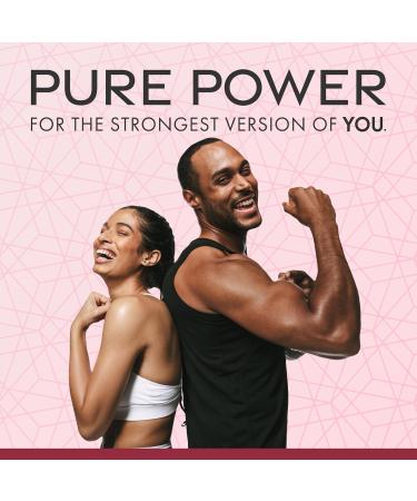 Dr. Mercola Pure Power Organic Whey Protein - 20 g Protein - Supports Muscle Growth & Energy - Grass-Fed Whey Concentrate - 15 Servings (20.60 oz) - Strawberry - Buy Online on GoSupps.com