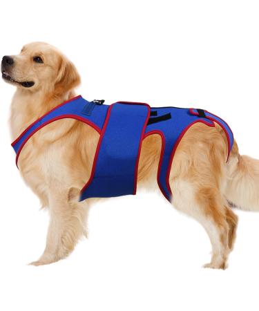 Hip Brace for Dogs | Pet Back Bracer for IVDD | D-Ring and Reflective Strips Back Protector Support Helps Hurt Relief Dogs Back - Buy Online on GoSupps.com