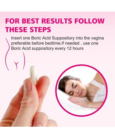 Premium Vaginal Suppositories for pH Balance & Odor Control | 600mg 30 Count - Eco-Friendly Feminine Health Relief - Buy Online on GoSupps.com