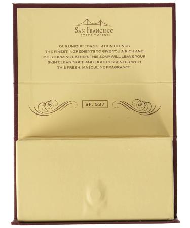 San Francisco Soap Company Revitalizing Man Bar - Exotic Musk & Sandalwood - 10 oz - Buy Online on GoSupps.com