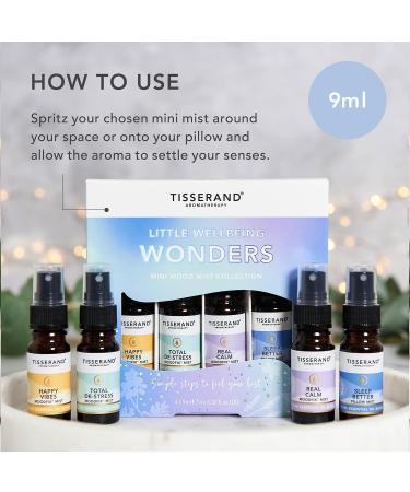 Tisserand Aromatherapy - Wellbeing Roller Ball Collection - Pulse Point Roller Ball - Happy Vibes Total De-Stress Sleep Better and Real Calm - 100% Natural Pure Essential Oils - 4x10ml - Buy Online on GoSupps.com