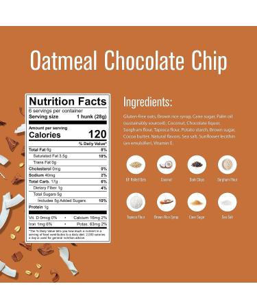 Heavenly Hunks Oatmeal Chocolate Chip - 6oz (6 Pack) - Buy Online on GoSupps.com