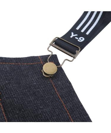 Waterproof Denim Hair Cutting Apron | Stylish Salon & Barber Apron with Pockets for Waiters & Coffee Shops - Buy Online on GoSupps.com