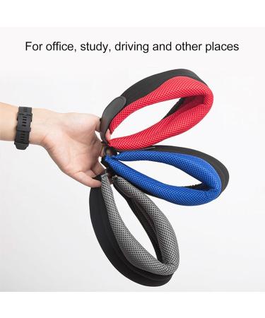 Spyminnpoo Neck Support - Breathable Sponge Collar for Neck Pain Relief High Elasticity for Office & Study Use - Blue - Buy Online on GoSupps.com