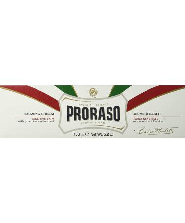 Proraso Men's Sensitive Shaving Cream 5.2 Oz - Gentle Formula for Smooth Shave - Buy Online on GoSupps.com
