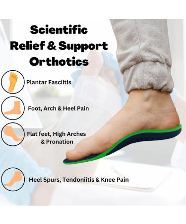 Plantar People Orthotic Insoles with Arch Supports & Silicone Heel Pads - XS (UK 3-4.5) for Plantar Fasciitis Treatment - Buy Online on GoSupps.com