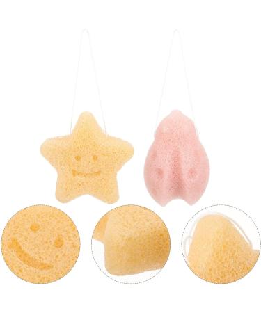 Cabilock 2pcs Loofah Facial Sponges for Exfoliating, Makeup Removal, and Face Scrubbing - Buy Online on GoSupps.com