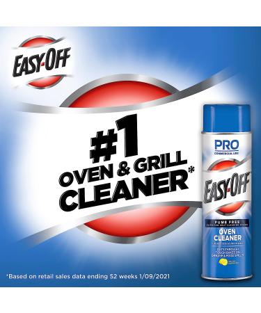 Easy Off Fume Free Oven Cleaner, Destroys Tough Burnt on Food and Grease,  24 Oz Heavy Duty Cooktop Cleaner, Removes Burnt on Food in Seconds,  Non-Scratch, No Scrubbing Tools Needed, 16 Oz