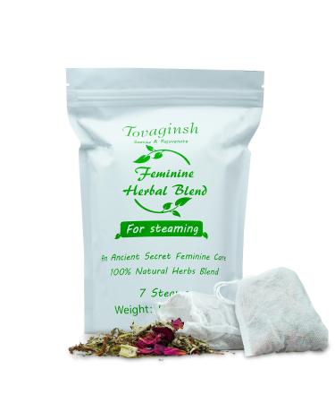 Yoni Herbs for Women Cleansing - Ph Balance and Rejuvenate for Women 100% Natural V Steaming Herbs Organic Herbal Blend 7 Filter Bags Vaginal Herbs 3.17oz