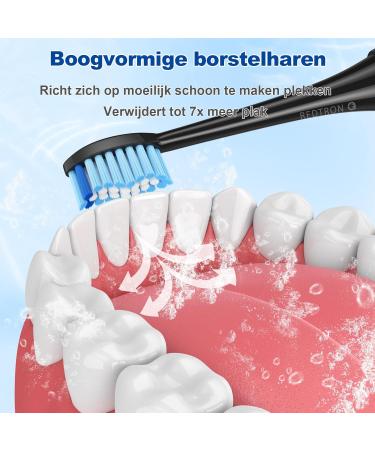 REDTRON replacement brush heads for Philips Pro Results 8 pieces replacement brush heads for FlexCare ProtectiveClean HealthyWhite EasyClean and PowerUp black 8 Black and blue - Buy Online on GoSupps.com