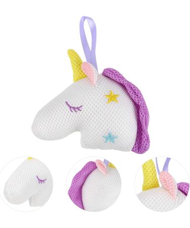 Unicorn Shower Brush & Bath Sponge - Loofah Soap Massager for Ultimate Body Scrub | International Shipping - Buy Online on GoSupps.com