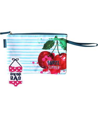 Waterproof Bikini Wetbag - Stylish Bathing Bag with 3 Summer Designs | Ideal for Vacation Beach & Pool - Buy Online on GoSupps.com