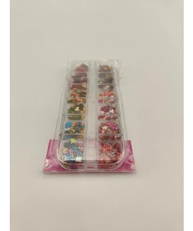 Shop Ebanku Fall Maple Leaf Nail Art Sequins - Autumn Glitter for DIY Nail Designs - Holographic Nail Art Supply - Buy Online on GoSupps.com