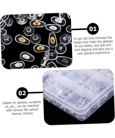 Healeeved 3 Sets Glasses Nose Pads Replacement - Soft PVC Air Chamber Nose Pad Repair for Reading Glasses - Various Colors - 15x0.5x0.5cm - Buy Online on GoSupps.com