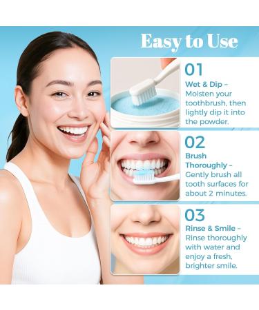 JOYAONE Tooth whitening powder suitable for tooth enamel peroxidefree activated carbon formula gentle on sensitive teeth combats coffee and tea stains natural ingredients 50 g - Buy Online on GoSupps.com