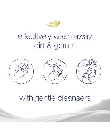 Dove Beauty Bar 4 Bars Pack - More Moisturizing & Fragrance-Free Hypoallergenic Sensitive Skin Cleanser 3.75 oz - Buy Online on GoSupps.com