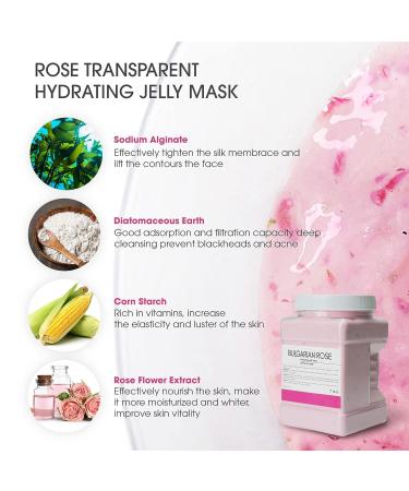 CIZ Jelly Mask - Bulgarian Rose Hydrating Brightening Face Mask - 23 Fl Oz Jar - Buy Online on GoSupps.com