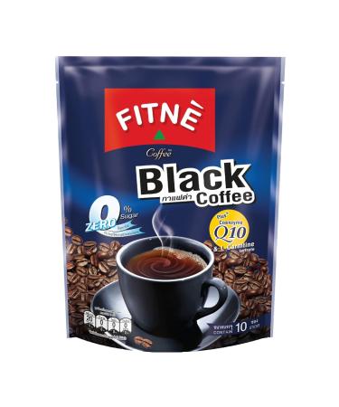 FITN FiTNE Coffee with coenzyme Q-10 + L-carnitine 50g Instant Black Coffee Zero Sugar