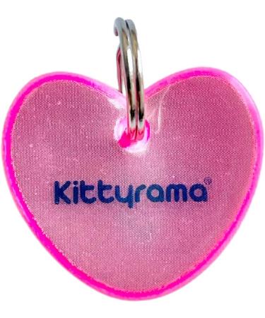 Kittyrama Reflective Cat Pendant | Security Cat Brand | Waterproof Light & Visible | Fits All Reflective Cat Neck Bands | Heart Styles Available - Buy Online on GoSupps.com
