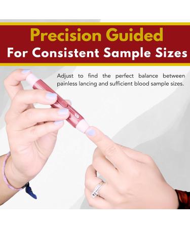 Advocate Lancing Device - Pain-Free Blood Testing for Diabetics | Depth Adjustable Lancet Pen for Accurate Samples | International Shipping Available - Buy Online on GoSupps.com